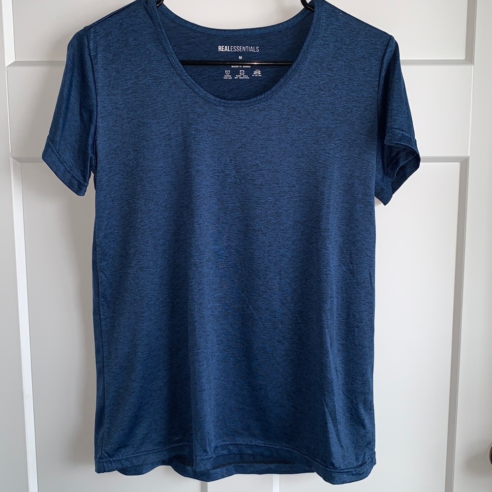 Real Essentials Blue T-Shirt
